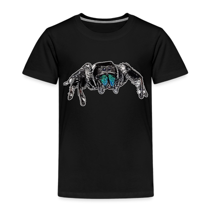 Kinder Basic T-Shirt Phidippus regius Everglades male - Schwarz