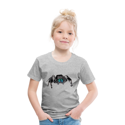 Kinder Basic T-Shirt Phidippus regius Everglades male - Grau meliert
