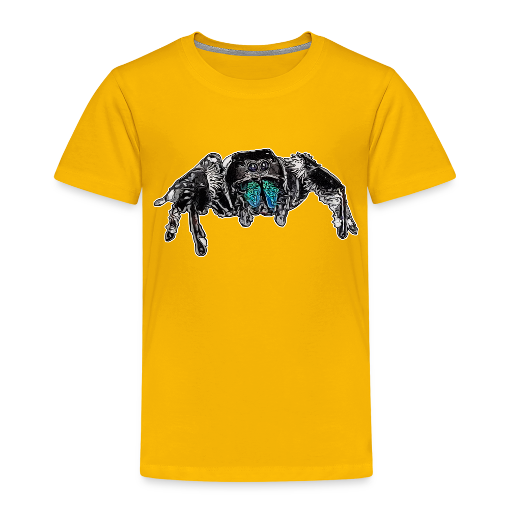 Kinder Basic T-Shirt Phidippus regius Everglades male - Sonnengelb