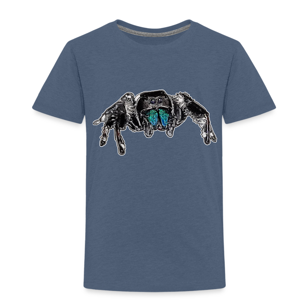 Kinder Basic T-Shirt Phidippus regius Everglades male - Blau meliert