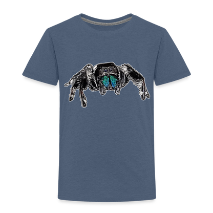 Kinder Basic T-Shirt Phidippus regius Everglades male - Blau meliert