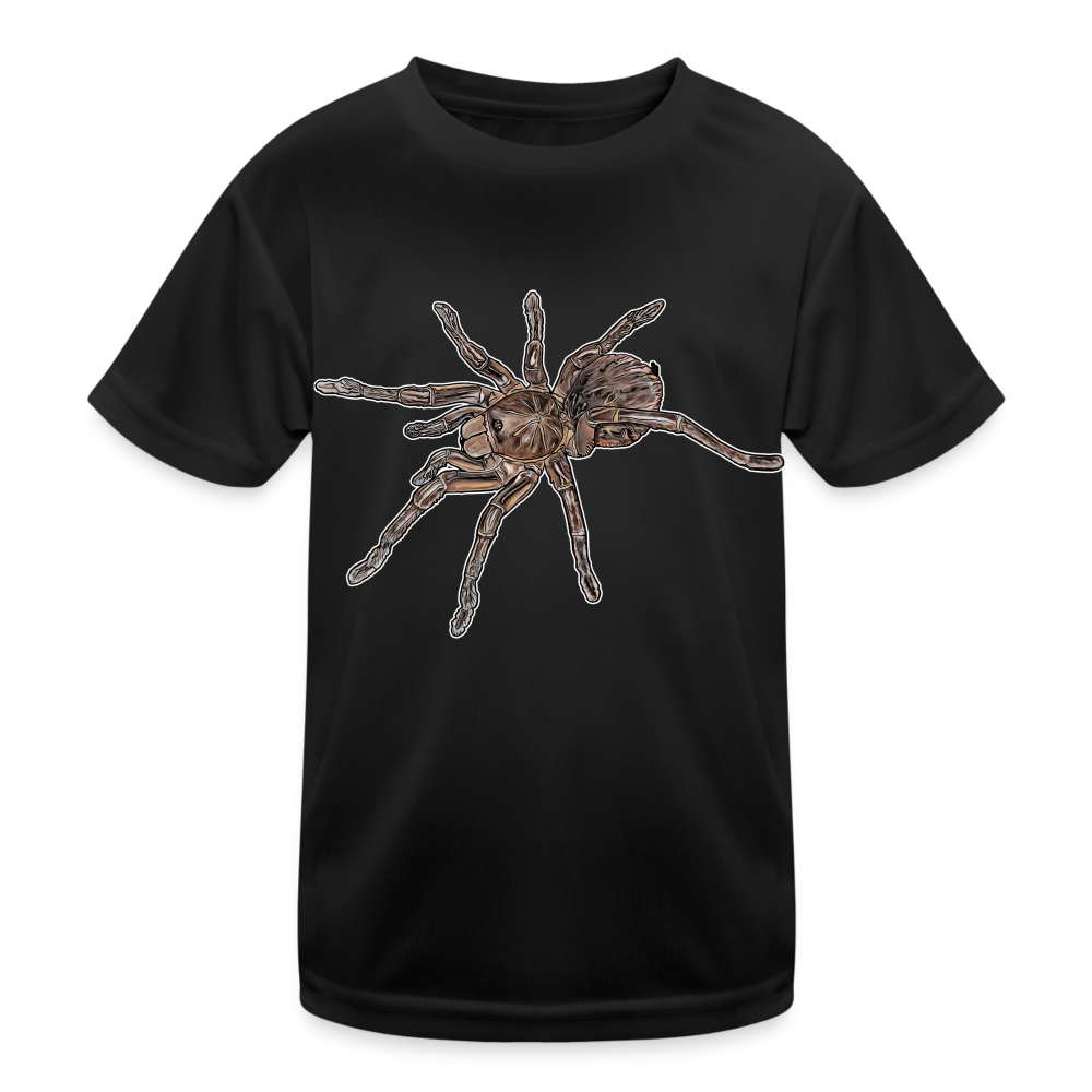 Kinder Funktions-T-Shirt Theraphosa stirmi juvenile - Schwarz