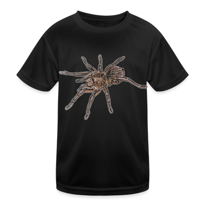 Kinder Funktions-T-Shirt Theraphosa stirmi juvenile - Schwarz
