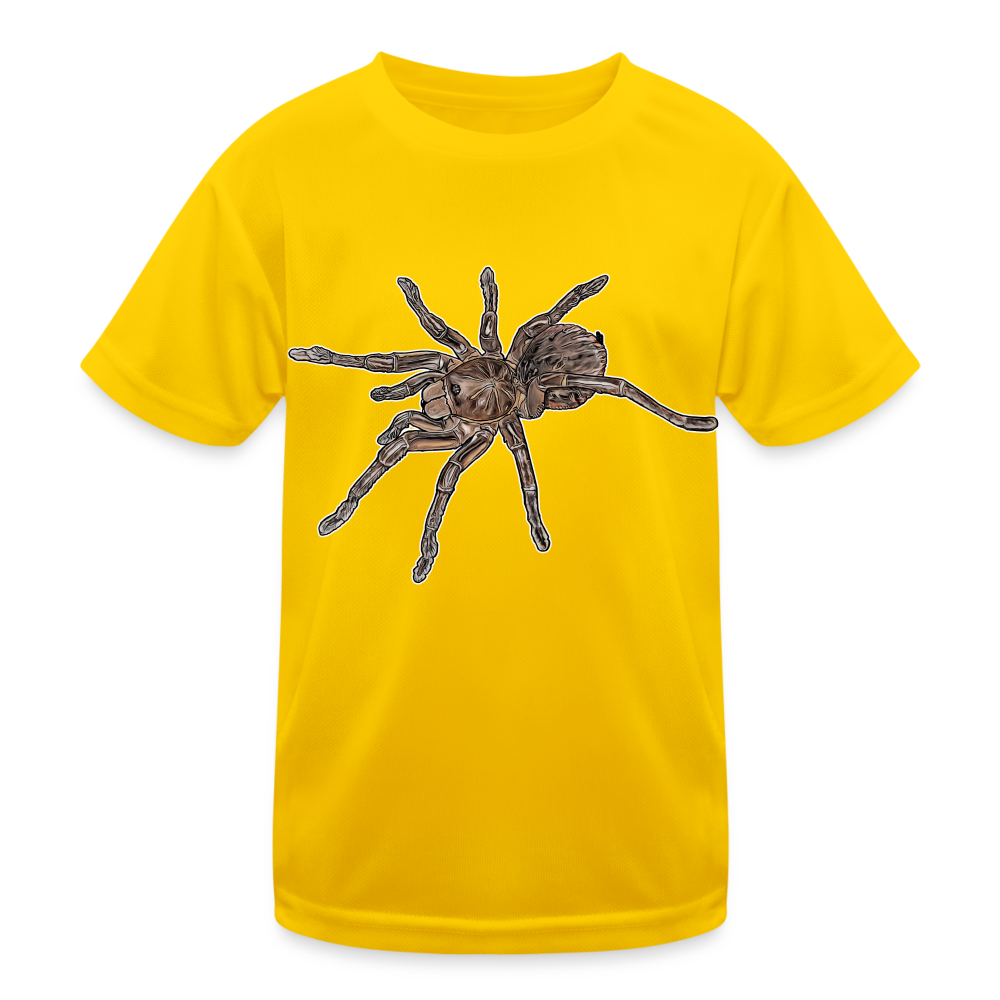 Kinder Funktions-T-Shirt Theraphosa stirmi juvenile - Eigelb