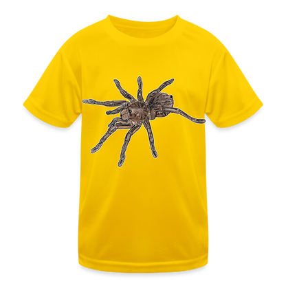 Kinder Funktions-T-Shirt Theraphosa stirmi juvenile - Eigelb