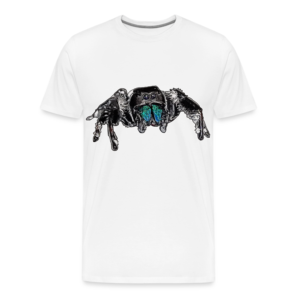 Männer Basic T-Shirt Phidippus regius Everglades male - weiß