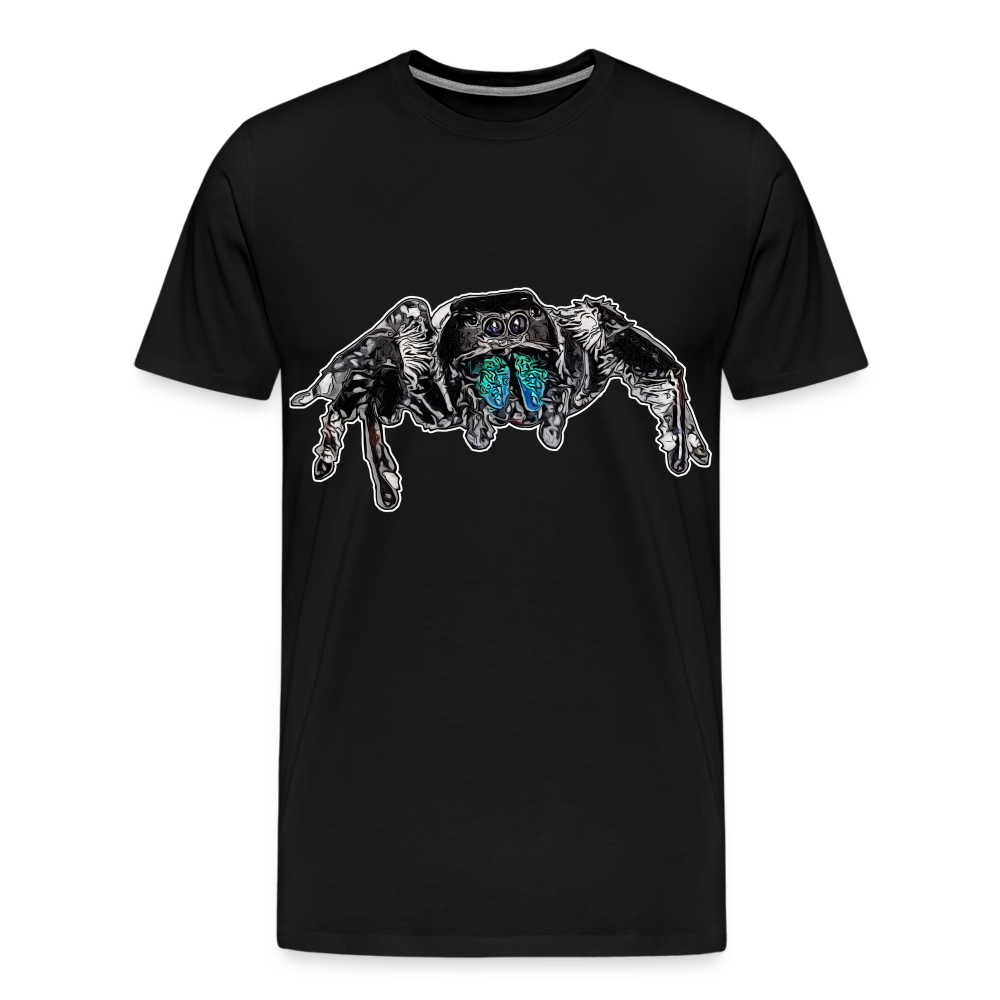 Männer Basic T-Shirt Phidippus regius Everglades male - Schwarz