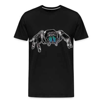 Männer Basic T-Shirt Phidippus regius Everglades male - Schwarz