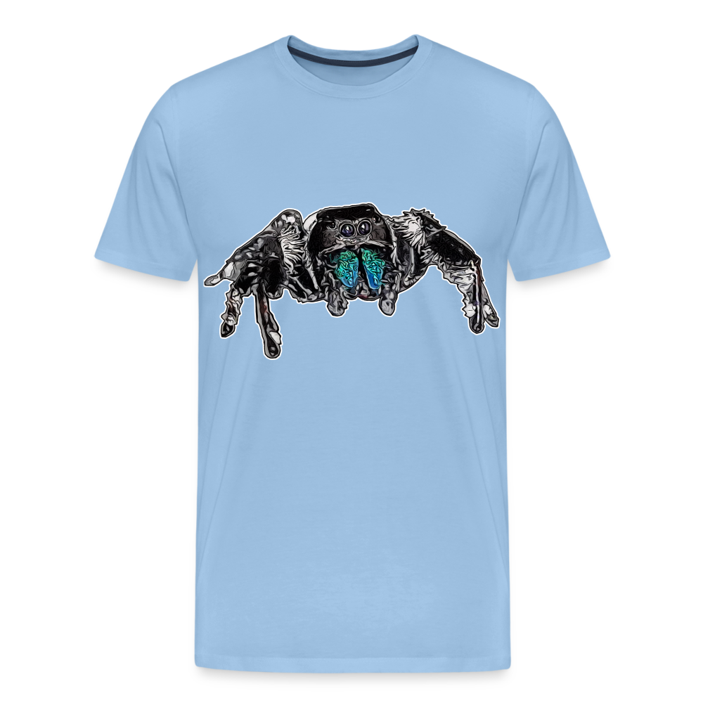 Männer Basic T-Shirt Phidippus regius Everglades male - Sky