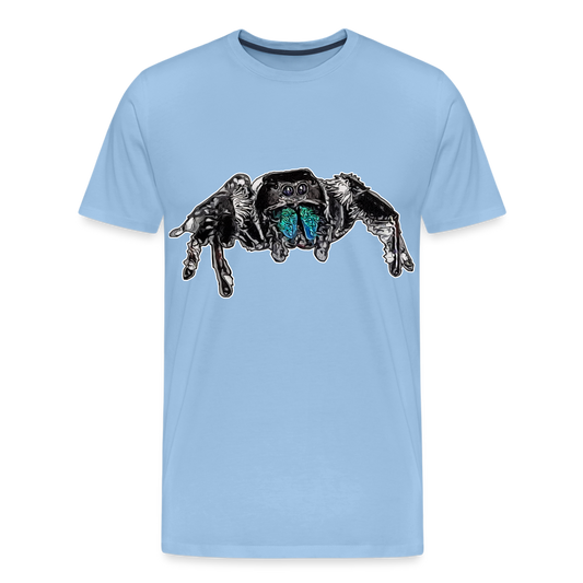 Männer Basic T-Shirt Phidippus regius Everglades male - Sky