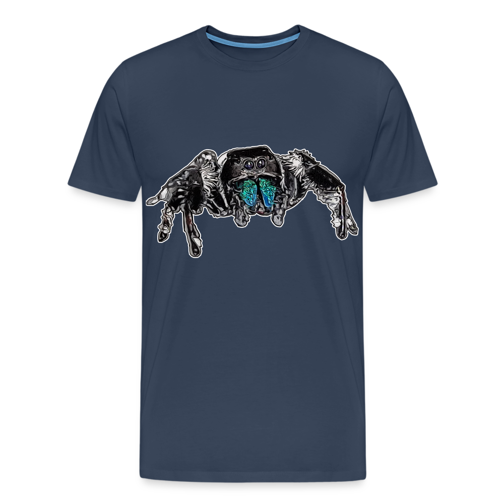 Männer Basic T-Shirt Phidippus regius Everglades male - Navy
