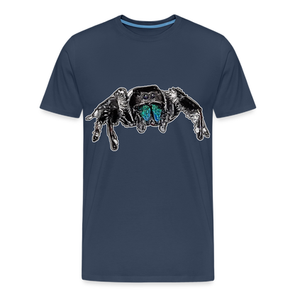 Männer Basic T-Shirt Phidippus regius Everglades male - Navy