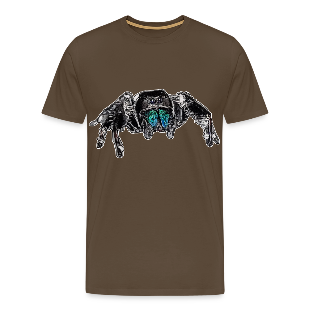 Männer Basic T-Shirt Phidippus regius Everglades male - Edelbraun