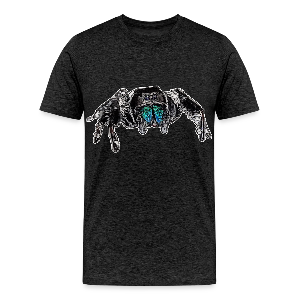 Männer Basic T-Shirt Phidippus regius Everglades male - Anthrazit