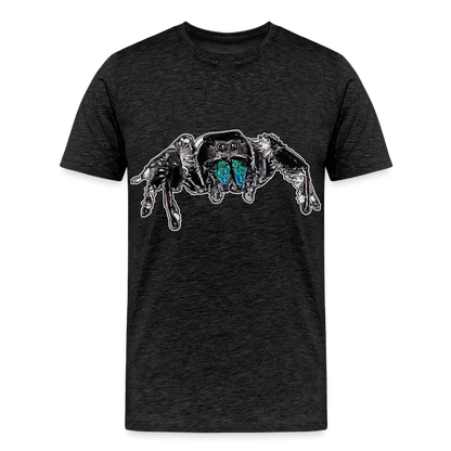 Männer Basic T-Shirt Phidippus regius Everglades male - Anthrazit