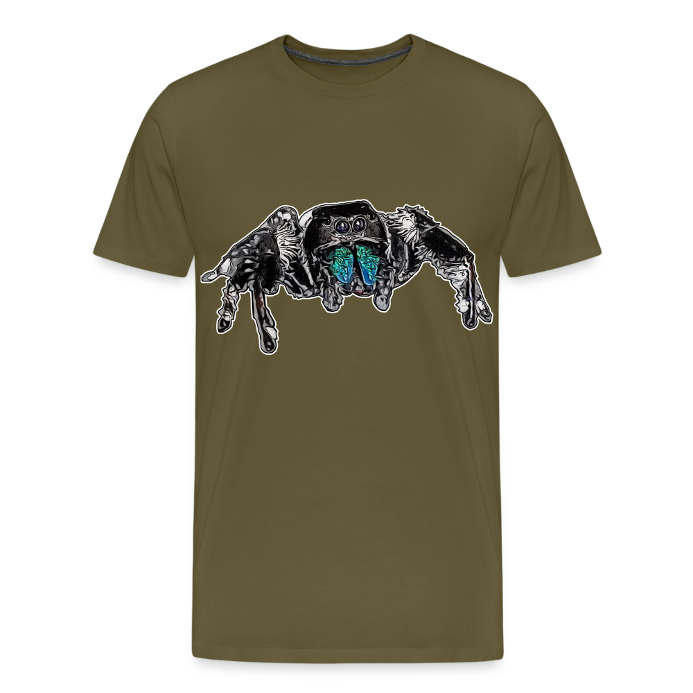Männer Basic T-Shirt Phidippus regius Everglades male - Khaki