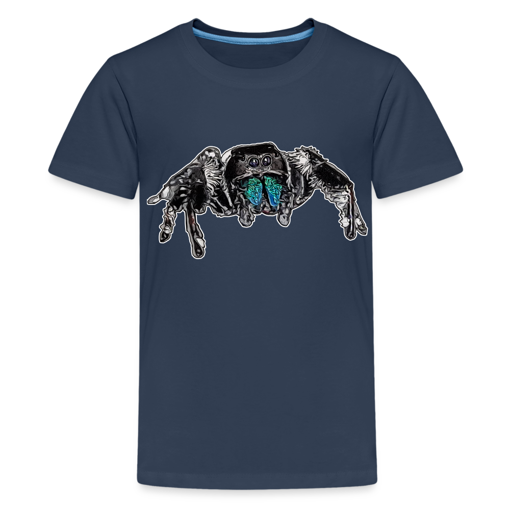 Teenager Basic T-Shirt Phidippus regius Everglades male - Navy