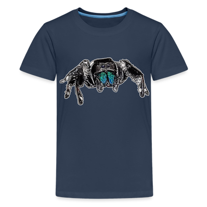 Teenager Basic T-Shirt Phidippus regius Everglades male - Navy