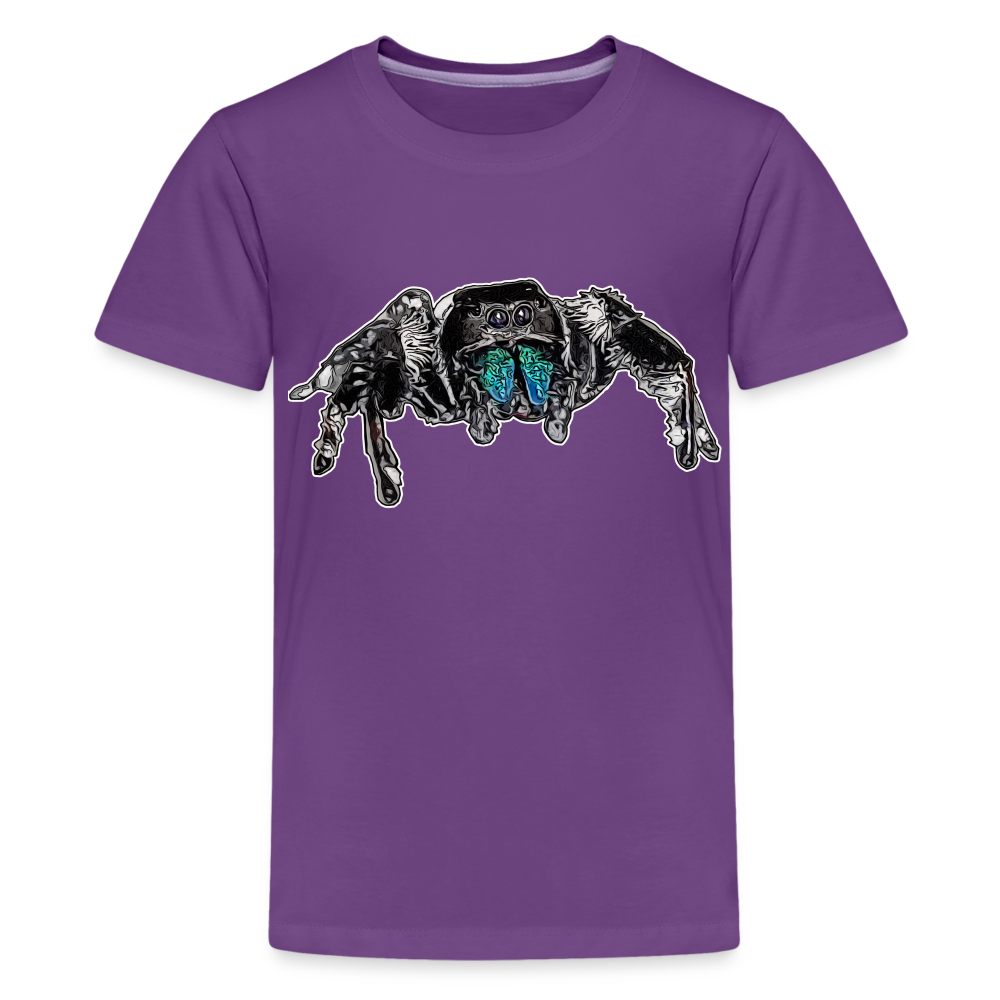 Teenager Basic T-Shirt Phidippus regius Everglades male - Lila
