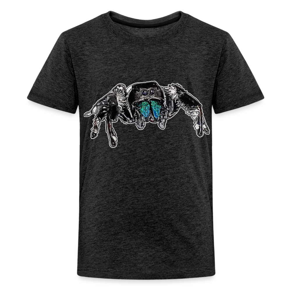 Teenager Basic T-Shirt Phidippus regius Everglades male - Anthrazit