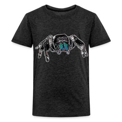 Teenager Basic T-Shirt Phidippus regius Everglades male - Anthrazit