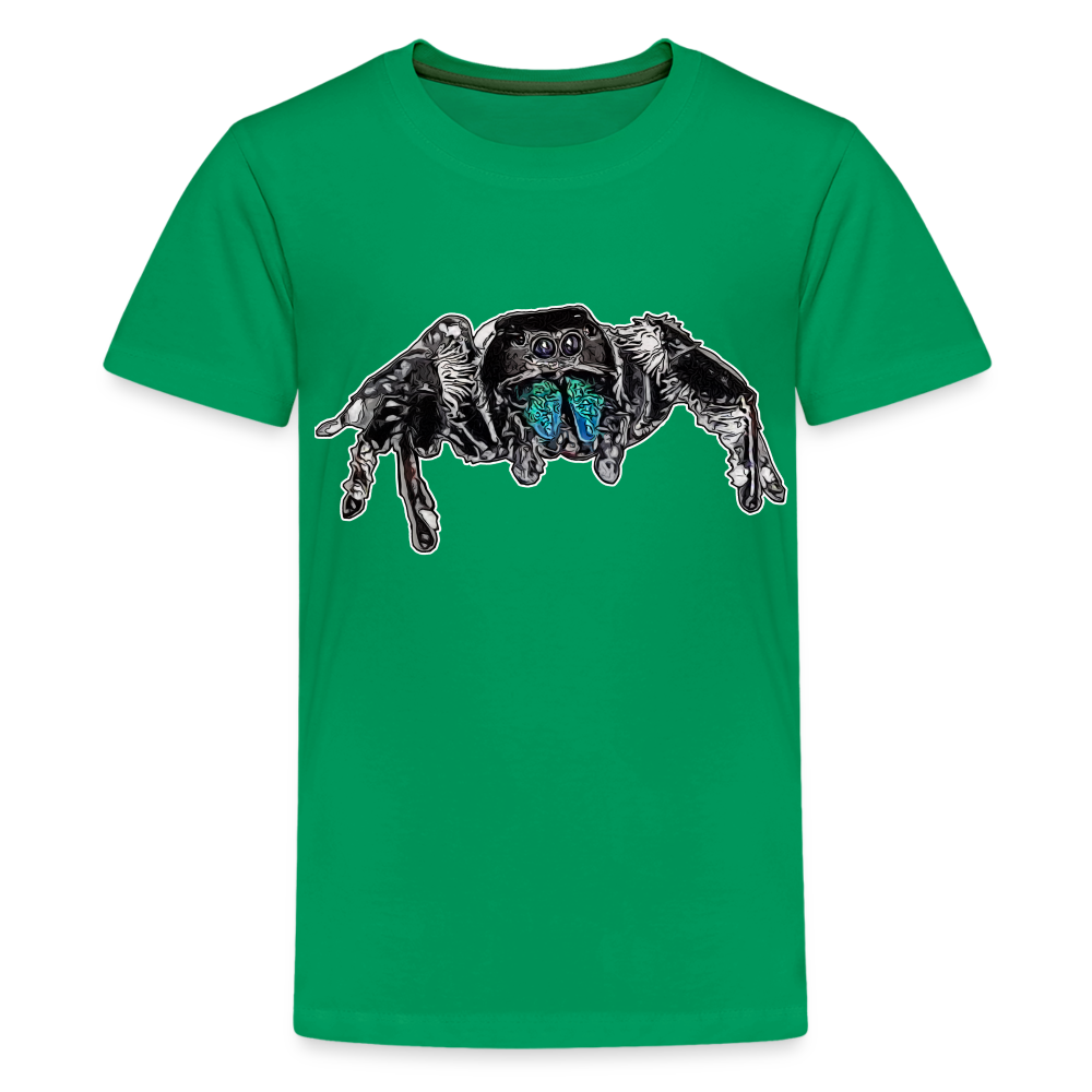 Teenager Basic T-Shirt Phidippus regius Everglades male - Kelly Green