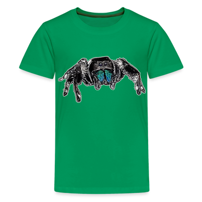 Teenager Basic T-Shirt Phidippus regius Everglades male - Kelly Green