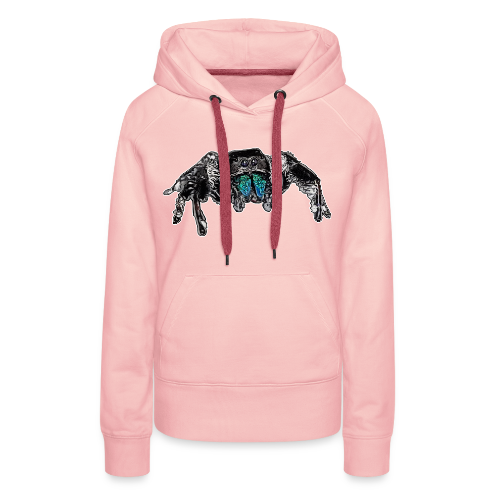 Frauen Hoodie Phidippus regius Everglades male - Kristallrosa