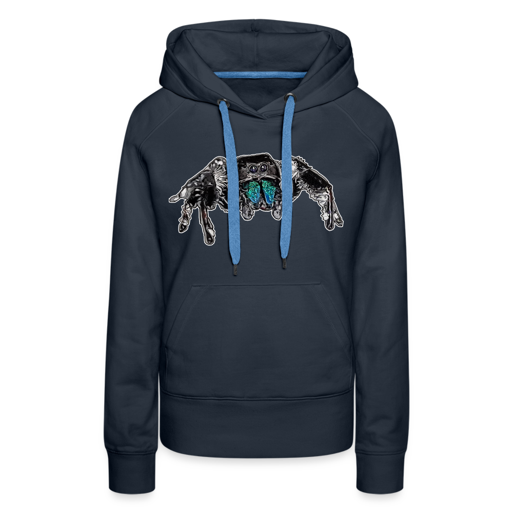 Frauen Hoodie Phidippus regius Everglades male - Navy