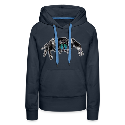 Frauen Hoodie Phidippus regius Everglades male - Navy