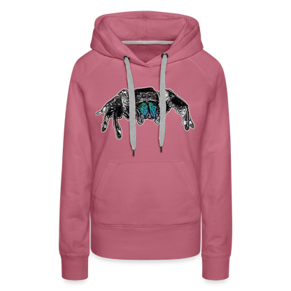 Frauen Hoodie Phidippus regius Everglades male - Malve
