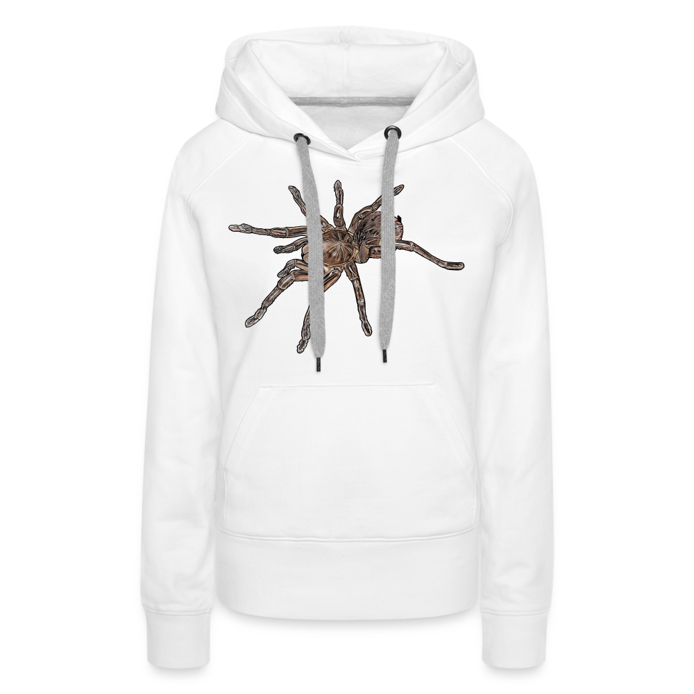 Frauen Hoodie Theraphosa stirmi juvenile - weiß