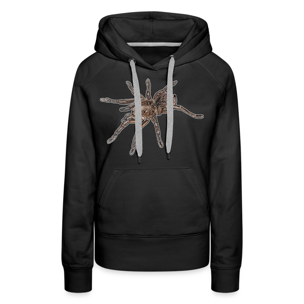 Frauen Hoodie Theraphosa stirmi juvenile - Schwarz