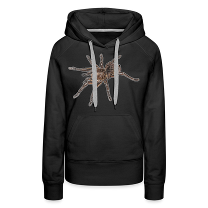 Frauen Hoodie Theraphosa stirmi juvenile - Schwarz