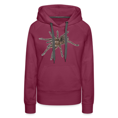 Frauen Hoodie Theraphosa stirmi juvenile - Bordeaux