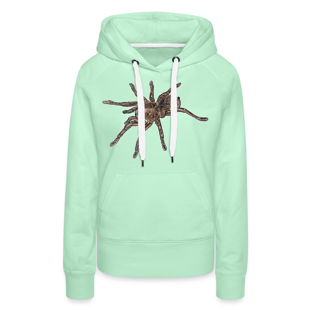 Frauen Hoodie Theraphosa stirmi juvenile - helles Mintgrün