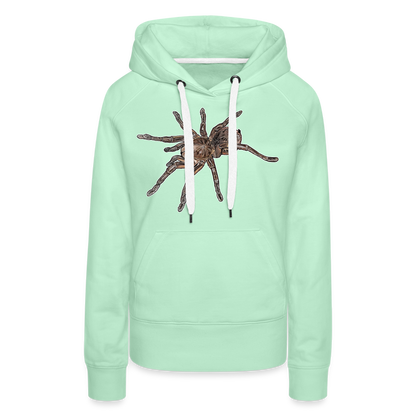 Frauen Hoodie Theraphosa stirmi juvenile - helles Mintgrün