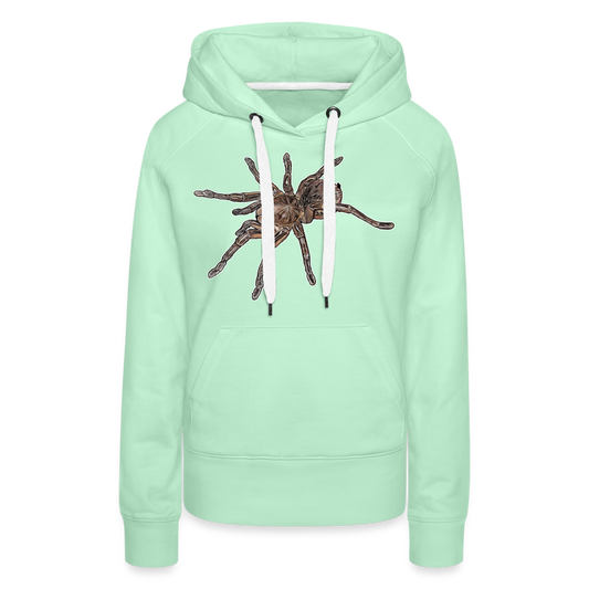 Frauen Hoodie Theraphosa stirmi juvenile - helles Mintgrün