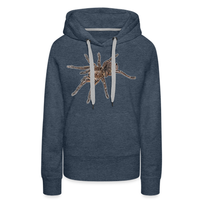 Frauen Hoodie Theraphosa stirmi juvenile - Jeansblau