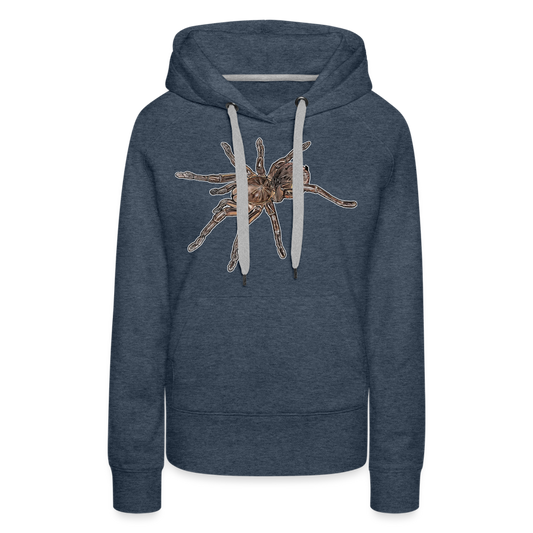 Frauen Hoodie Theraphosa stirmi juvenile - Jeansblau