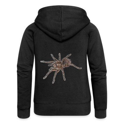 Frauen Zip-Hoodie Theraphosa stirmi juvenile - Schwarz