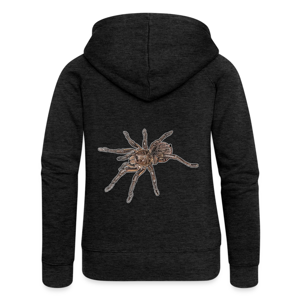 Frauen Zip-Hoodie Theraphosa stirmi juvenile - Anthrazit
