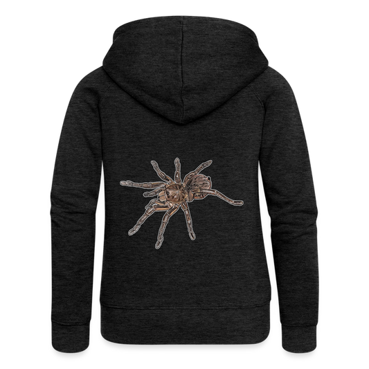 Frauen Zip-Hoodie Theraphosa stirmi juvenile - Anthrazit