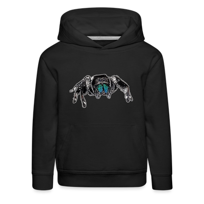 Kinder Hoodie Phidippus regius Everglades male - Schwarz