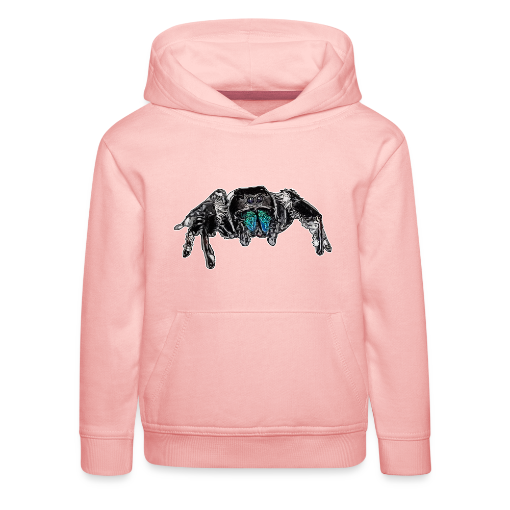 Kinder Hoodie Phidippus regius Everglades male - Kristallrosa