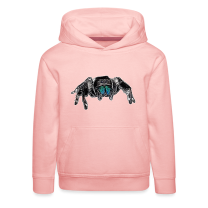 Kinder Hoodie Phidippus regius Everglades male - Kristallrosa