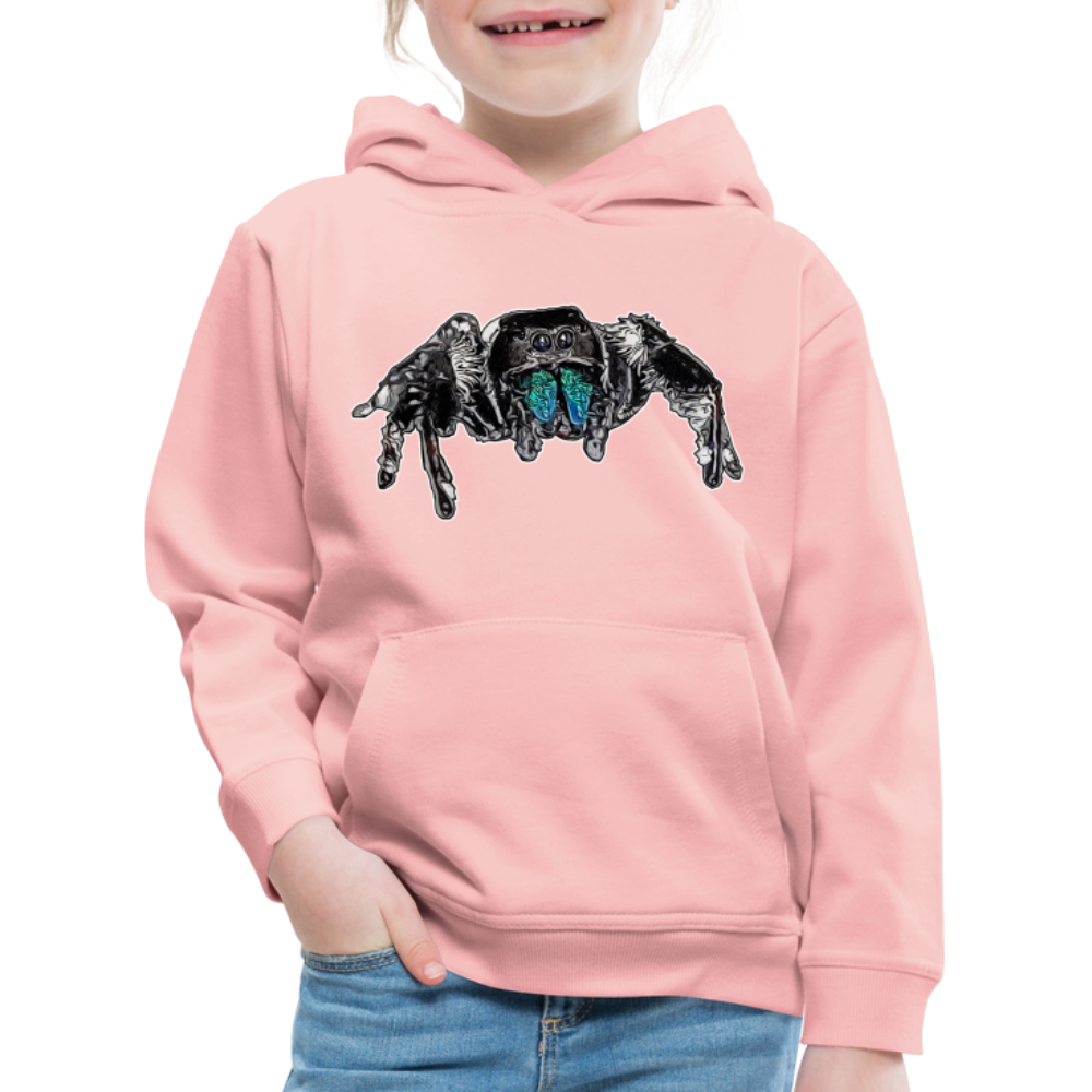 Kinder Hoodie Phidippus regius Everglades male - Kristallrosa