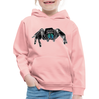 Kinder Hoodie Phidippus regius Everglades male - Kristallrosa