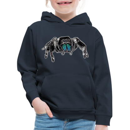 Kinder Hoodie Phidippus regius Everglades male - Navy