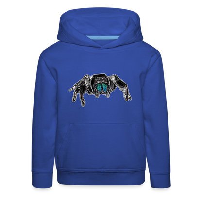 Kinder Hoodie Phidippus regius Everglades male - Royalblau